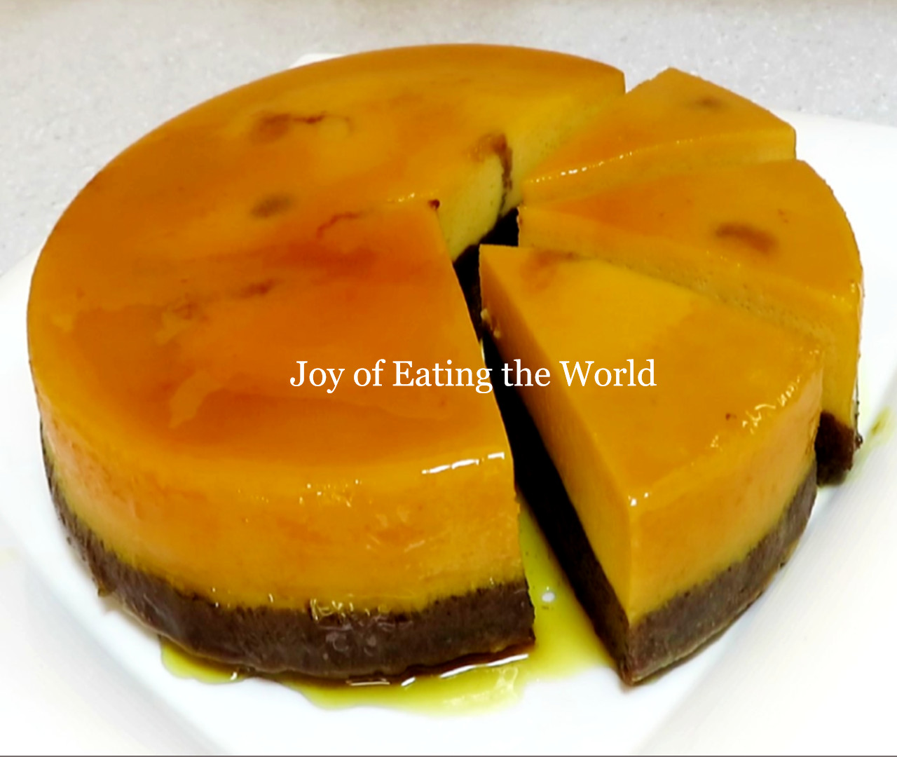 EASY! Chocolate Flan Cake (Magic ChocoFlan) - Joy Of Eating The World